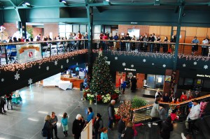 The Holiday Port Festival draws huge crowds each year, who come to see the gingerbread contest, visit with Santa, enjoy music and dance performances, and more.