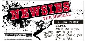 Newsies, the Musical by Lynden High School Performing Arts @ Judson Hall (Old LMS Campus)