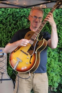 Live music performances entertain the community during the Sunnyland Stomp. 