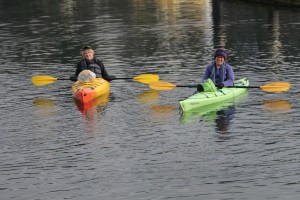 Fall is a beautiful time of year to enjoy kayaking. 