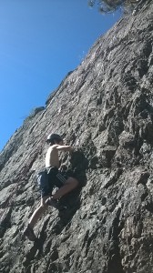 rock climbing