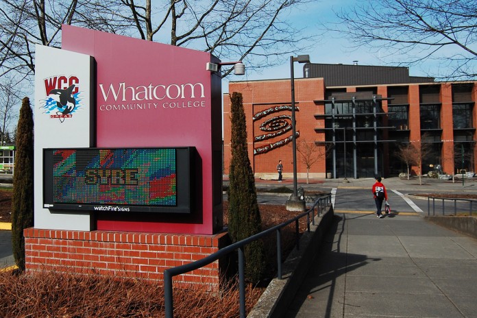 Entrance to Whatcom Community College.