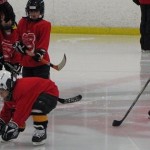 youth hockey kids playing