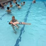 Swimming – Bayside back float
