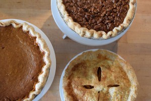 Pecan, apple and pumpkin pie hit any sweet tooth craving.