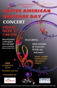 Native American Heritage Day Concert @ Bellingham Unitarian Fellowship | Bellingham | Washington | United States
