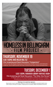 Homeless in Bellingham Film Screening and Panel @ Fairhaven Library Fireplace Room | Bellingham | Washington | United States