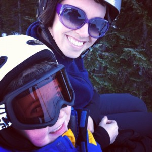 The beginner chairlift is intentionally slow, to give kids a break and make sure they get on and off safely.
