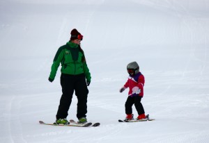 Young children enjoy lessons from expert instructors at Mount Baker.