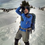 Snowshoeing  Rick with camera
