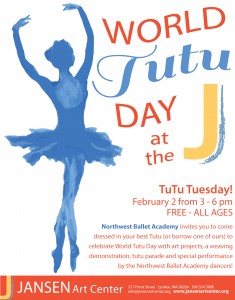 World Tutu Day @ Jansen Art Center | Lynden | Washington | United States