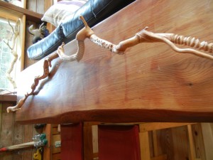 Jess Brewster has spent a lifetime carving wood. Of all the pieces he's created over the years, this one is his favorite.