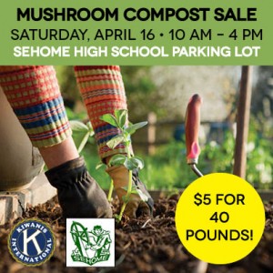 Kiwanis Club of Bellingham Mushroom Compost Sale @ Sehome High School Parking Lot | Bellingham | Washington | United States