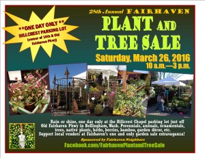 28th Annual Fairhaven Plant & Tree Sale @ Hillcrest Chapel Parking Lot | Bellingham | Washington | United States