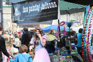 Passing by the Bellingham Balloon Fairies, you might overhear a faery telling a child how she got her wings.