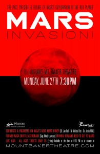 Lecture: Mars Invasion @ Mount Baker Theatre | Bellingham | Washington | United States