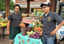 Bellingham Farmers Market Chef Andy Nguyen/Terra Verde Garden's Skuter Fontaine