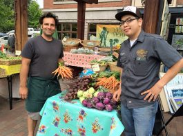 Bellingham Farmers Market Chef Andy Nguyen/Terra Verde Garden's Skuter Fontaine