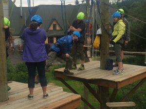 North Sound Singles Woodinville ropes course