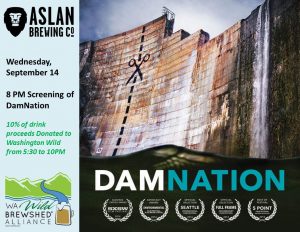 DamNation Screening @ Aslan Brewing Company | Bellingham | Washington | United States