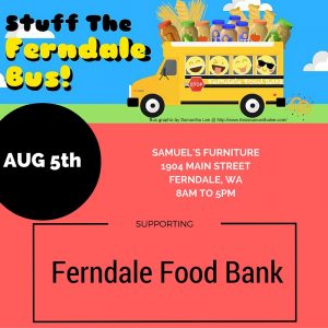 Stuff the Ferndale Bus @ Samuel's Furniture | Ferndale | Washington | United States