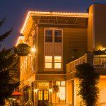 Fairhaven Village Inn exterior, night. Bellingham, WA. © 2013 Mark Turner