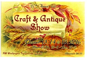 27th Annual Fall Craft & Antique Show @ Northwest Washington Fairgrounds | Lynden | Washington | United States