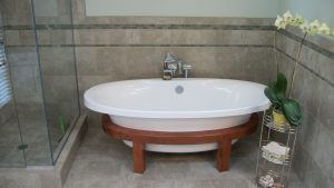 Rose Construction, Inc. offers elegant and unique bathroom remodels. Photo courtesy: Rose Construction, Inc.