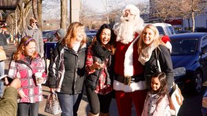 There's nothing like a visit from Santa to enhance your holiday shopping experience. Photo courtesy: Downtown Bellingham Partnership.