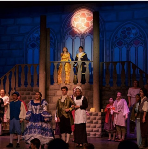 The impressive costuming and dedicated performance of the students added an air of professionalism to the production. Photo courtesy: Squalicum High School Theater.