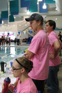 Jones, who is also the owner of Rolfing Bellingham, is also a coach for the Bellingham Bay Swim Team. Photo courtesy: Brad Jones.