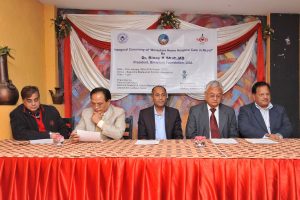 The inauguration of the home hospice program was held in Nepal. Photo courtesy: Binaytara Foundation.