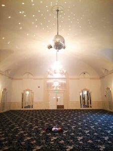With a disco ball, specifically made for The Leopold, the Crystal Ballroom illuminates charm and vibrance. Photo courtesy: The Leopold.