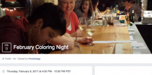 Wine & Coloring Night @ Vinostrology | Bellingham | Washington | United States