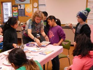 Jacquie Bresadola who appeared in her element treated each student with respect. Photo credit: Patricia Herlevi.