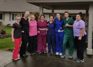 This group of Nursing Assistants graduated in November of 2016. Photo courtesy: CHCC.