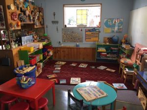 A cozy school house classroom designed for fostering inspiration and lasting lessons. Photo credit: Dondi Tondro-Smith.