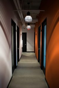 Professional doors open when selecting one of Regus' global properties. Photo courtesy: Regis.