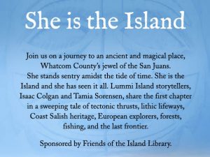 She is "The Island" @ WCLS Island Library | Lummi Island | Washington | United States