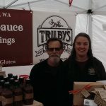 Trilby’s BBQ Sauce Webers in booth