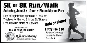 5k-8k & free Kids run @ Blaine Marine Park  | Blaine | Washington | United States