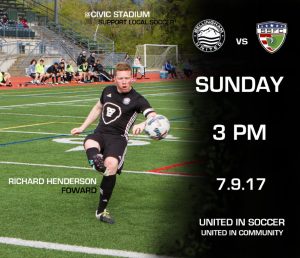 Semi Pro Soccer: Bellingham United FC vs South Sound Shock @ Civic Stadium