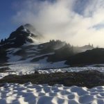 scenic snow mountain