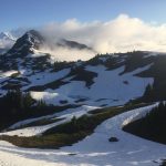 scenic snow mountain