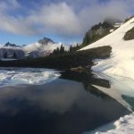 scenic snow mountain