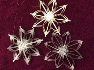 Woven Star Ornaments @ WCLS Deming Library | Everson | Washington | United States