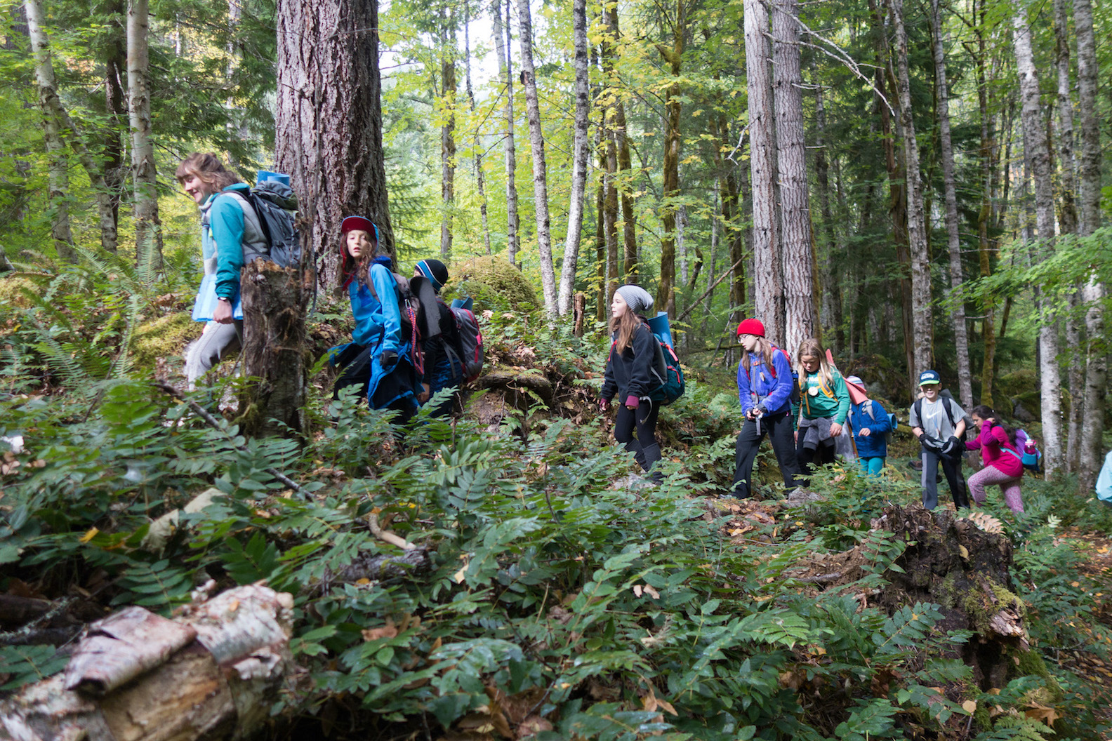 mountain school trip