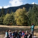 Mountain School outdoor lesson