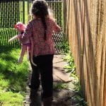 Comfort Kids Project -little girl with Sock Monkey – Bellingham Sock Monkey Project