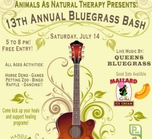 Animals as Natural Therapy Annual Bluegrass Bash & Ice Cream Social @ Animals as Natural Therapy | Bellingham | Washington | United States